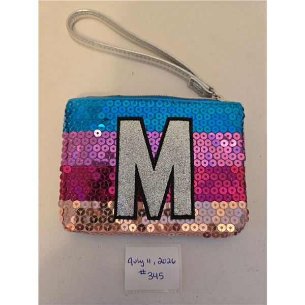 Coin Purse with M Design on Front