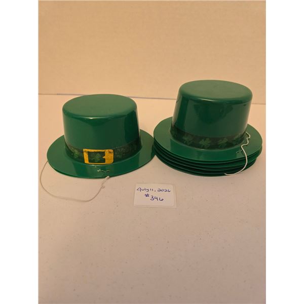 Nine Novelty Mini Leprechaun Hats