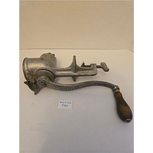 Antique Meat Grinder