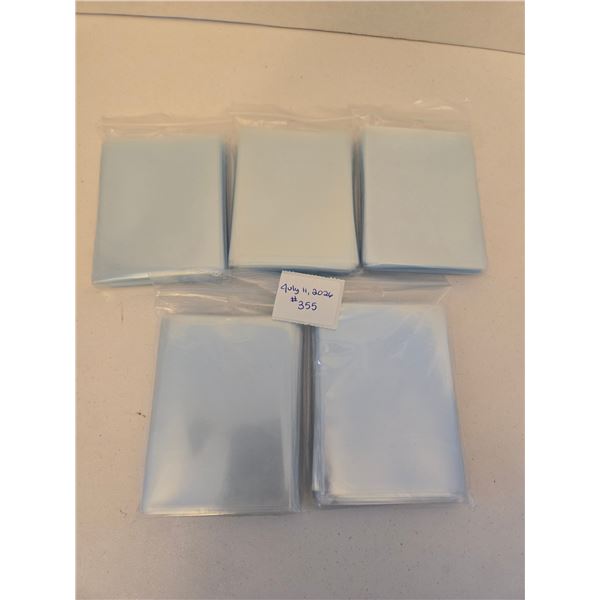 Five Bags of Card Sleeves