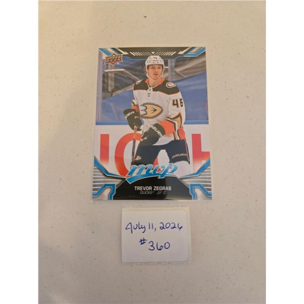 Trevor Zegras Hockey Card