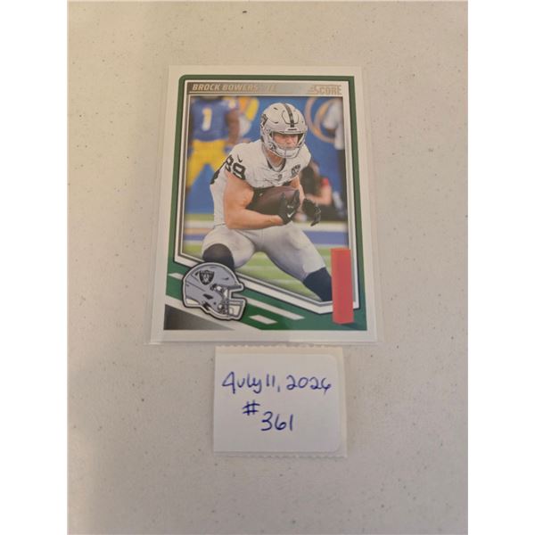 Brock Bowers Football Card