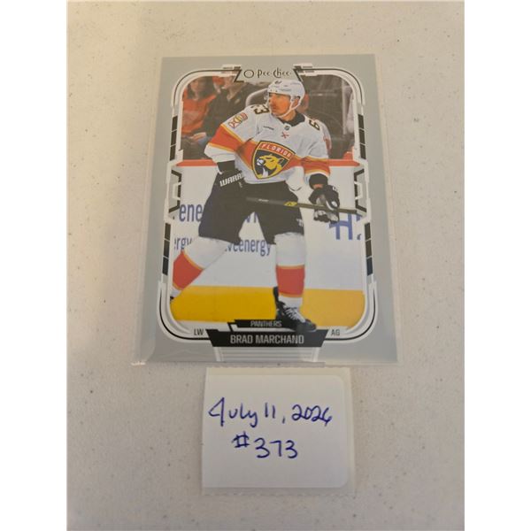 Brad Marchand Hockey Card
