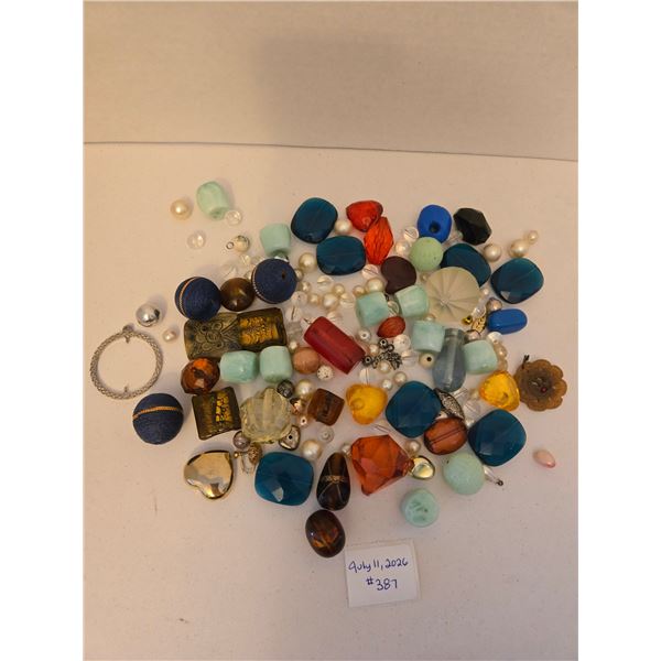 Assorted Beads, Jewels and Pearls