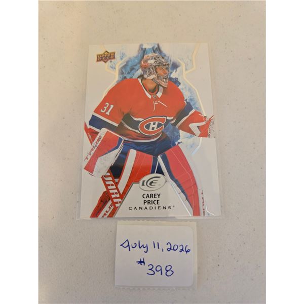 Carey Price Hockey Card