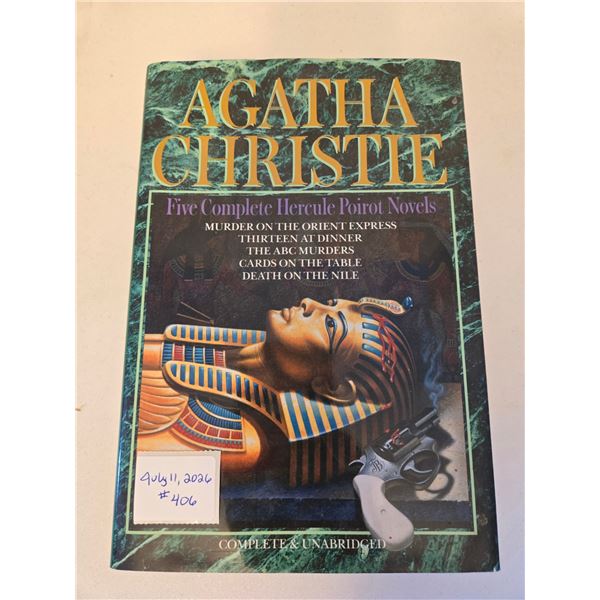 Agatha Christie Book - Five Complete Hercule Poirot Novels