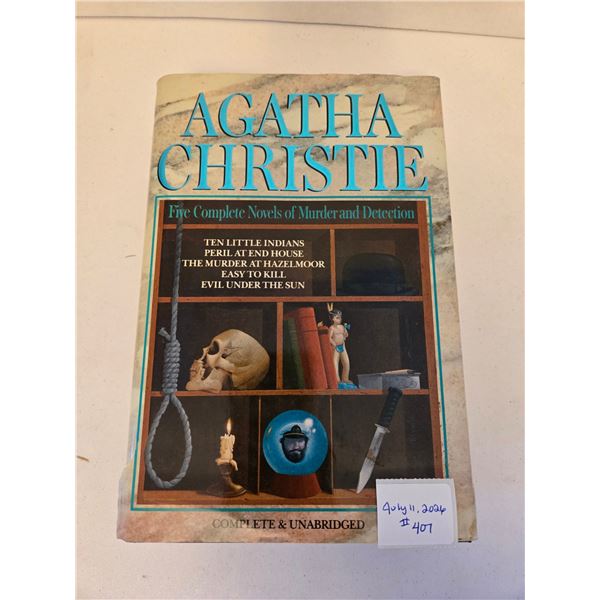 Agatha Christie Book - Five Complete Novesl of Murder and Detection