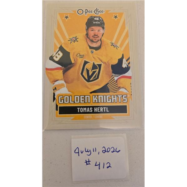 Tomas Hertl Parallel Card