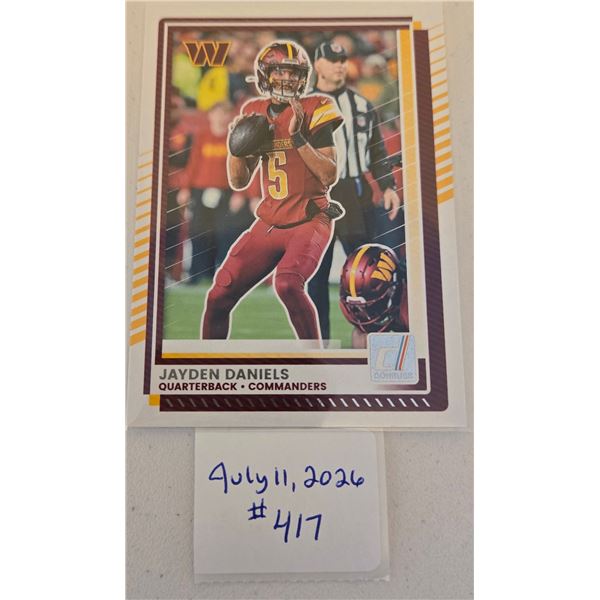 Jayden Daniels Football Card
