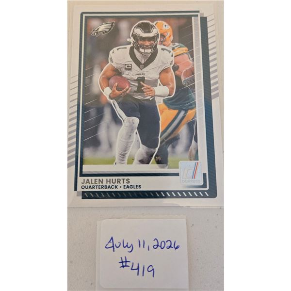 Jalen Hurts Football Card