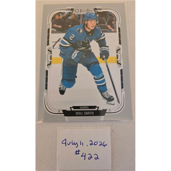 Will Smith Hockey Card