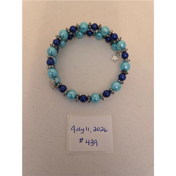 Teal and Blue Bracelet