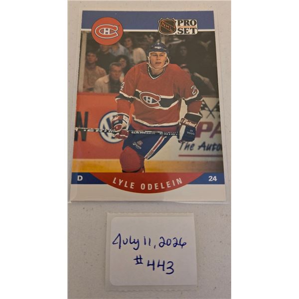 Lyle Odelein Rookie Card