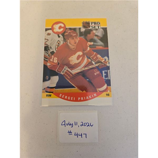 Sergei Priakin Rookie Card