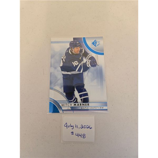Mitch Marner Blue Parallel Card