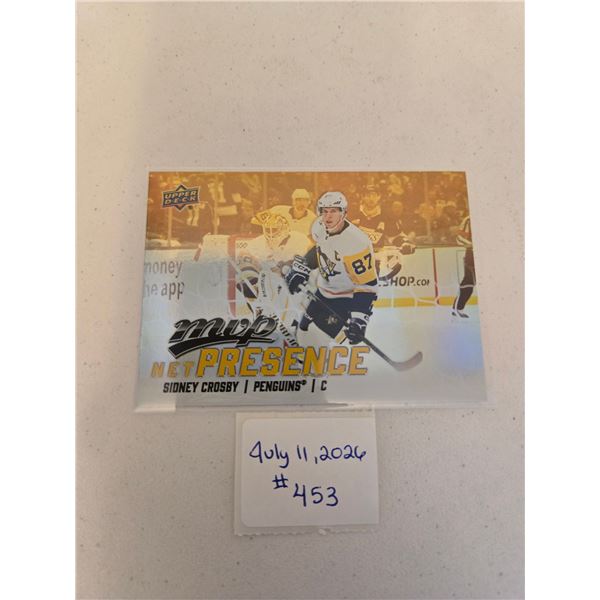 Sidney Crosby Net Presence Card