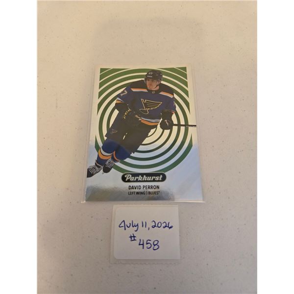 David Perron Insert Card