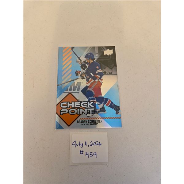 Braden Schneider Check Point Card