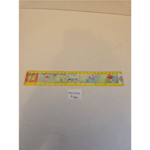 Vintage Football Ruler