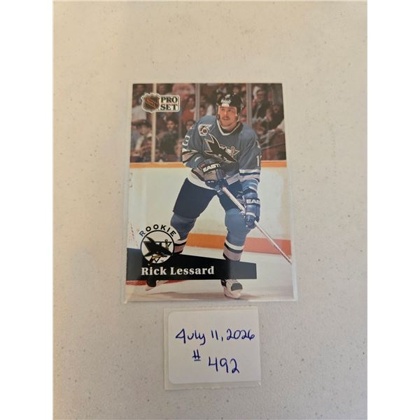 Rick Lessard Rookie Card