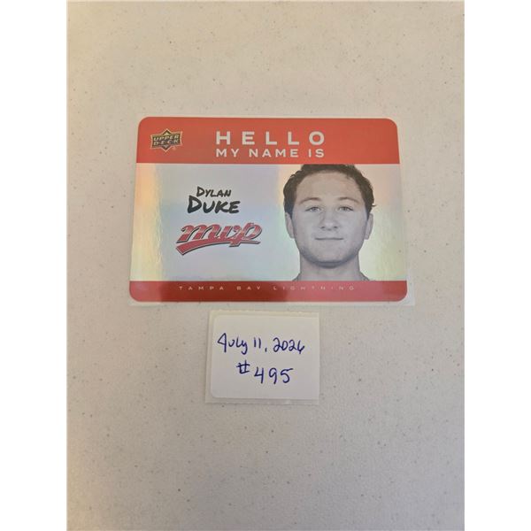 Dylan Duke Insert Card