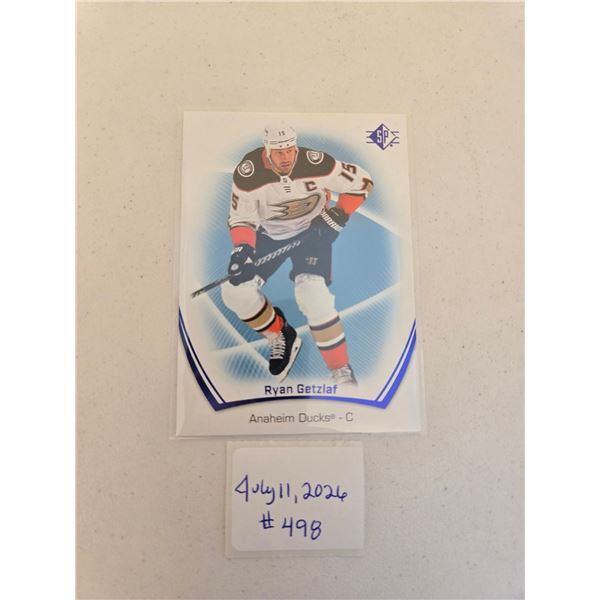 Ryan Getzlaf Blue Parallel Card