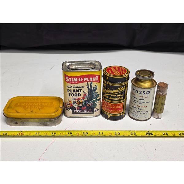 Vintage Household tins