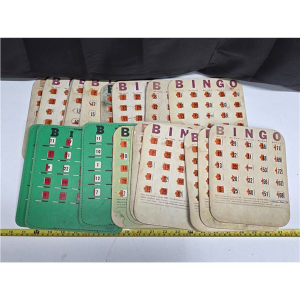 Vintage bingo slides
