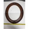 Image 1 : Oval wooden picture frame-11.5" by 9.5"