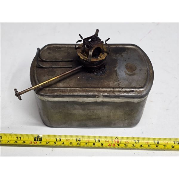 Antique burner unit for railroad lamps