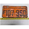 Image 1 : 1963 sask license plate