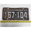 Image 1 : 1960 sask license plate