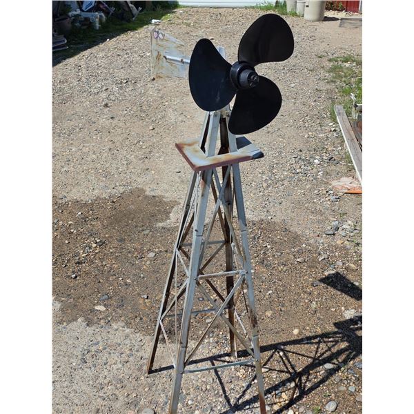 Vintage garden windmill- 55"H
