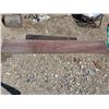 Image 1 : 2 pieces of purple wood boards- 1" by 12" by 6' and 1" by 4' by 37"