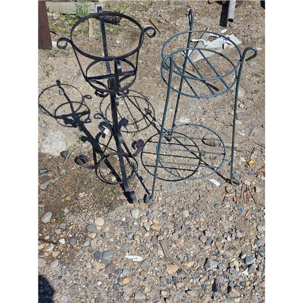 2 plant stands- 30"H
