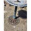 Image 2 : Vintage cast iron bird bath-28"H