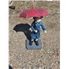 Image 1 : Girl with umbrella statue for your garden- 30"H- made by john deere