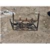 Image 1 : Wrought iron and brass log sitter