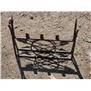 Image 2 : Wrought iron and brass log sitter