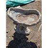 Image 3 : Cement bird bath- 17"H