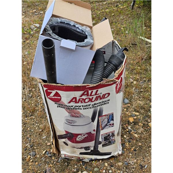2 Gallon Shop Vac w/Accessories inc. New Filter