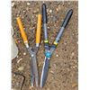 Image 2 : Lot of Garden Tools inc. Hedge Trimmers (One Never Used), Grass Whip, etc.