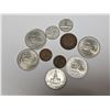 Image 1 : Assorted Coin Lot – Large Penny, “Winnipeg 100” Canadian Dollar, King Geo