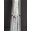 Image 1 : Size 9 Gold Ring Marked “10K” w/ Pearl and Diamond (Unverified) Accents 1.7g
