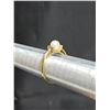Image 5 : Size 9 Gold Ring Marked “10K” w/ Pearl (Unverified) 3.0g