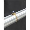Image 2 : Size 9 Gold Ring Marked “10K” w/ Dark Coloured Pearl (Unverified) 1.9g