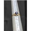 Image 4 : Size 9 Gold Ring Marked “10K” w/ Dark Coloured Pearl (Unverified) 1.9g