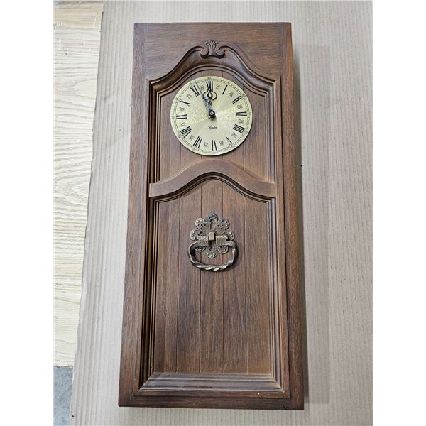 Faux Wood Cabinet Door Clock