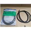Image 1 : 2 washing machine hoses, one new, 60"