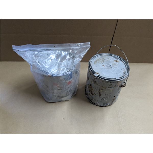 2 cans grey paint, still relatively full.